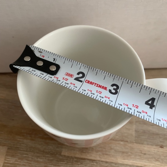 Add on item $5 Coco + Lola Pink White Stripe Gold Heart Mug Valentines Day - Picture 7 of 8